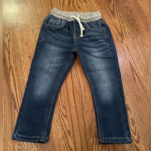 Cat&Jack Size 3T Blue drawstring skinny jeans